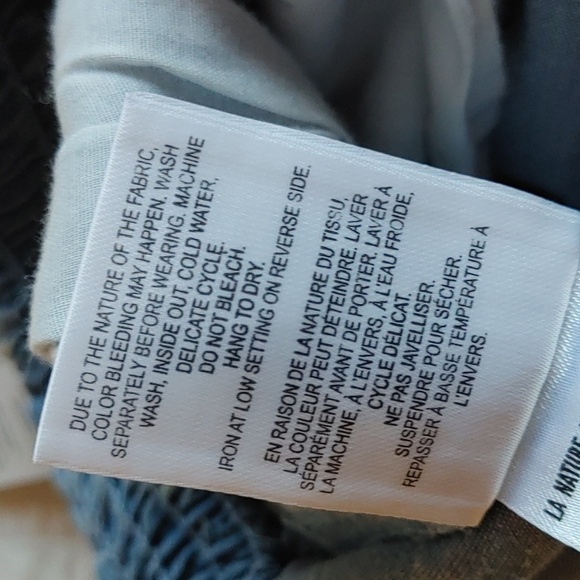 NWT Women's DC Jeans Bohemian/ Western Ruffled Denim Look Skirt - Picture 9 of 9